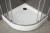 Душевой уголок BelBagno Uno R-2 80x80 профиль Хром стекло прозрачное