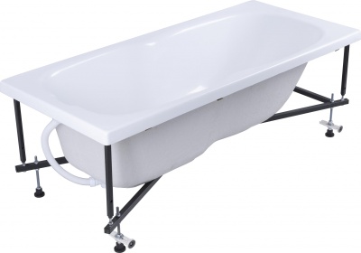 Акриловая ванна Aquanet Riviera 170x75 с антискользящим покрытием