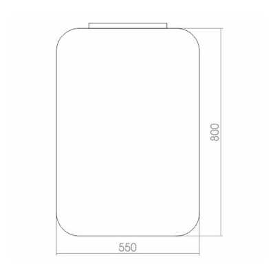 Зеркало Mixline Премьер Агат 55 533657 с подсветкой с сенсорным выключателем