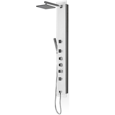 Душевая панель Roltechnik Luce Kvadro 4000381 стойка с гидромассажем Luce Kvadro