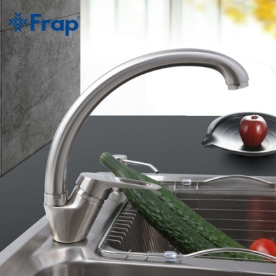 Смеситель для кухни Frap F4113 на гайке Хром