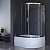 Душевой уголок Royal Bath ВК 120х80 RB8120BK-T-CH-L с поддоном профиль Хром стекло прозрачное