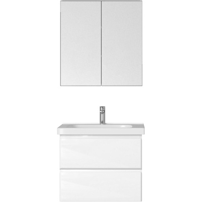 Комплект мебели для ванной San Star Arista 65 180.1-1.5.1.+640214+38.1-2.4.1. подвесной Белый