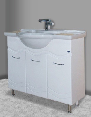 Тумба c раковиной Bellezza Мари 105 Белая