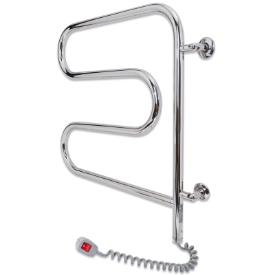 Электрический полотенцесушитель Laris М-образный 50х50 поворотный Хром