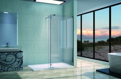 Душевая перегородка WeltWasser WW400 80G+30G 10000002946 профиль Хром стекло прозрачное