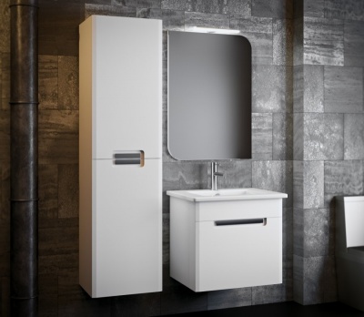 Шкаф пенал Opadiris Гранда 40 L Z0000010645 подвесной Белый глянцевый