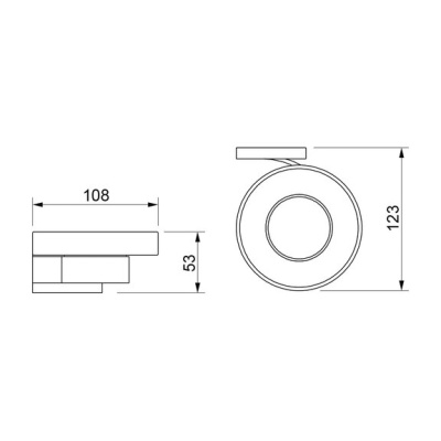 Мыльница Novella Basic BS-02111 Хром