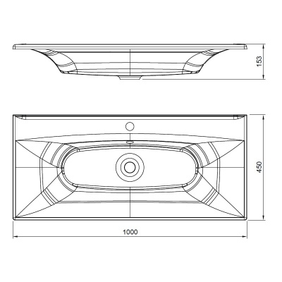 Раковина Florentina Болеро 100 Белая