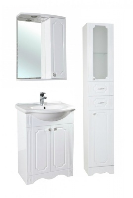 Тумба c раковиной Bellezza Кантри 60 Белая