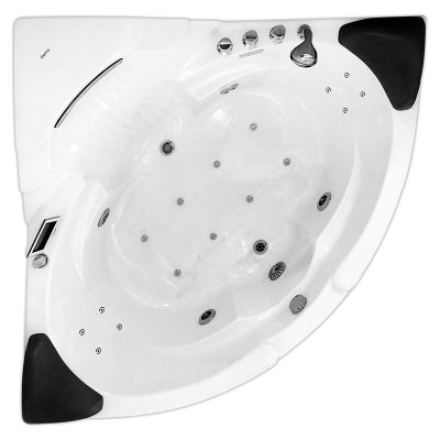 Акриловая ванна Gemy G9082 K 152х152 с гидромассажем