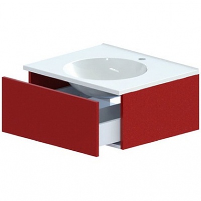 Тумба под раковину Astra Form Лофт 60 1 ящик Soft Touch цветная