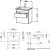 Тумба под раковину Duravit Durastyle 65 Белая глянцевая