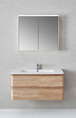Тумба под раковину Vincea Alba VMC-1A100WO подвесная W.Oak