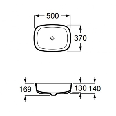 Раковина-чаша Roca Inspira 50 327500000 Белая