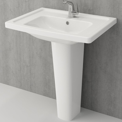 Пьедестал Bocchi Taormina 1002-001-0320 глянцевый белый