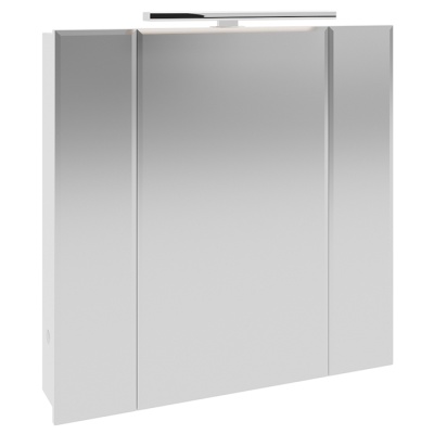 Зеркальный шкаф Vigo Kolombo 80 с подсветкой Серый