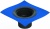 Душевой трап Berges Wasserhaus Zentrum Norma 100x100 090462 с решеткой Матовый хром