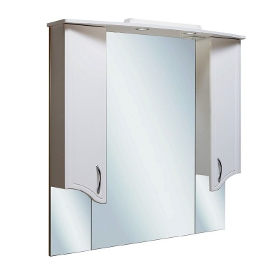 Зеркало со шкафом Runo Севилья 105 Белое