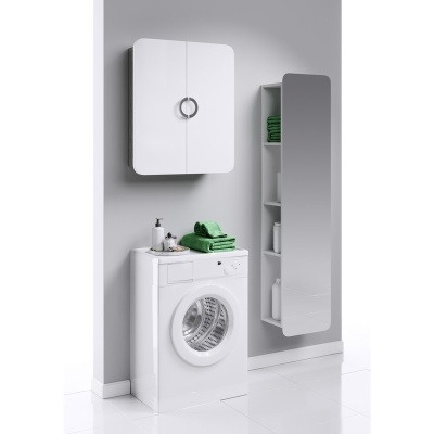 Подвесной шкаф Aqwella Аликанте 60 Alic.04.06/Gray Дуб седой