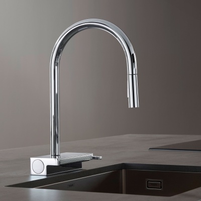 Смеситель для кухни Hansgrohe Aquno Select M81 73831000 Хром