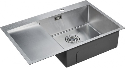 Кухонная мойка Paulmark Elde 78 PM807851-BSR Брашированная сталь