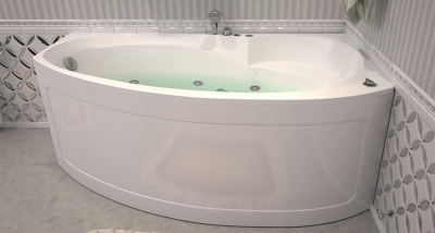 Акриловая ванна Aquanet Jersey 170x90 R 00203989+242139+204668 с гидромассажем