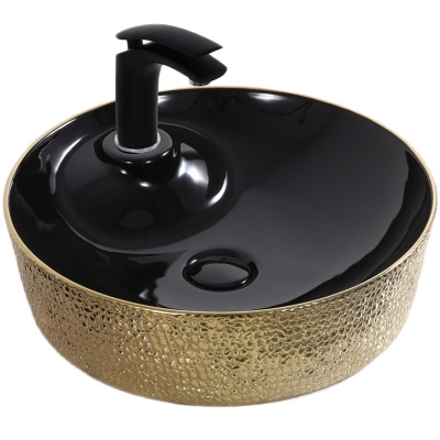 Раковина-чаша Mira 45 MR-4545BG Черная Золото Раковина-чаша Mira 45 MR-4545BG Черная Золото
