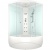 Душевая кабина Domani-Spa Vitality High 120x120 DS01V1212HWCl10 с гидромассажем профиль Белый задние стенки Белые
