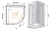 Душевой уголок Cezares Anima R-1 90x90 ANIMA-W-R-1-90-C-Cr-IV IV профиль Хром стекло прозрачное