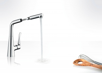 Смеситель для кухни Hansgrohe Metris Select M71 14834000 Хром