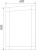 Зеркало Marka One Glass 60x80 Black stone