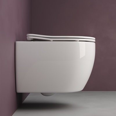 Унитаз Ceramica Nova Play CN3001 подвесной с сиденьем Микролифт