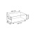 Корзина для белья WasserKRAFT Lossa 42x24x14,5 WB-120-L Коричневая