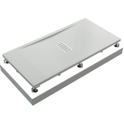 Душевой поддон из искусственного камня Good Door Flow ЛП00113 100x90 Белый