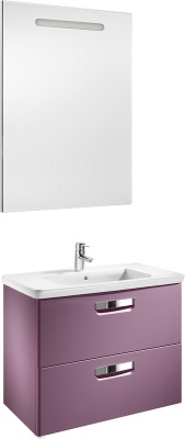 Тумба под раковину Roca The Gap 70 ZRU9302741 подвесная Фиолетовая