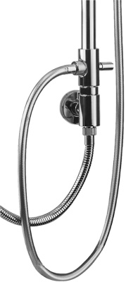 Душевой комплект Webert Comfort AC0989 Хром с верхним душем металл
