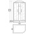 Душевая кабина River Nara 110x80x26 МТ L 10000002815+10000001532 с поддоном