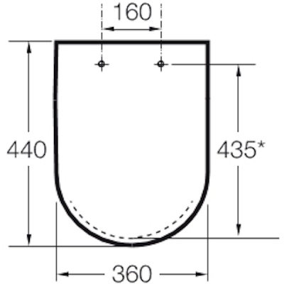 Крышка-сиденье для унитаза Roca Hall 80162C004 Белая с микролифтом