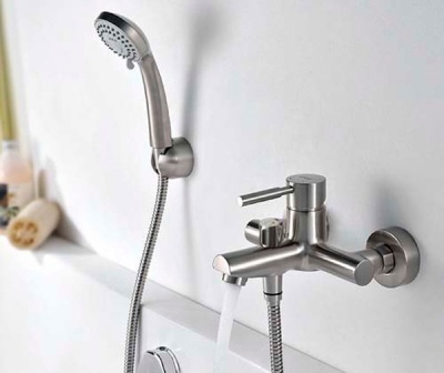 Смеситель для ванны WasserKRAFT Wern 4201 Хром матовый