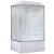 Душевая кабина Royal Bath BP 100х80 RB8100BP2-T-R с гидромассажем стекло прозрачное задняя стенка Белая