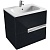 Тумба под раковину Roca Victoria Nord Black Edition 60 подвесная 2 ящика ZRU9000096 Черная