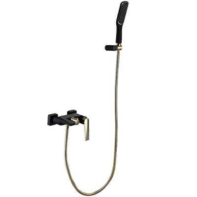 Смеситель для ванны Boheme Venturo 383-B Черный Золото