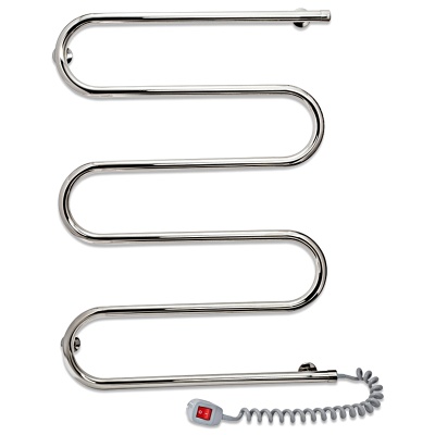 Электрический полотенцесушитель Laris Ш-образный 25 ПСЭ 80х60 Хром