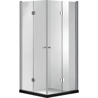 Душевой уголок Gemy Dutch Windmill S37193C-S37193C 90х90 профиль Хром стекло прозрачное