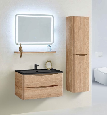 Тумба под раковину Vincea Roberta VMC-1R800WO подвесная W.Oak