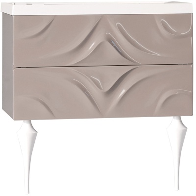 Тумба с раковиной Marka One Angel 80П Cappuccino