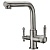 Смеситель для кухни ZorG Clean Water ZR 313 YF-33 NICKEL Никель