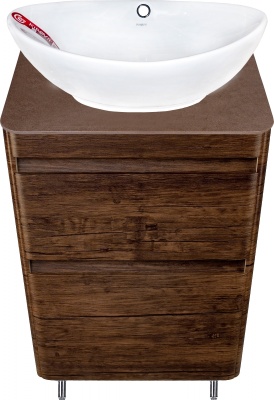 Тумба под раковину Style Line Атлантика Люкс Plus 60 СС-00002207 Старое дерево