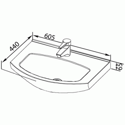 Комплект мебели для ванной Aquanet Честер 60 186335 Белый Золото